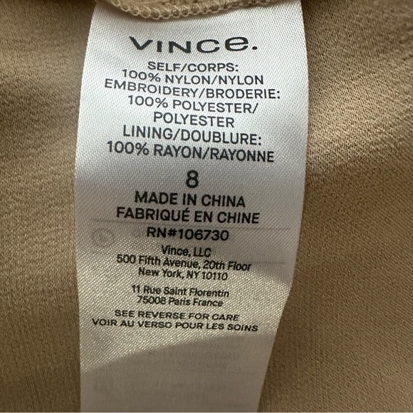 Vince Begonia Sequined Overlay Midi Skirt. Sz: 8 - Picture 11 of 11